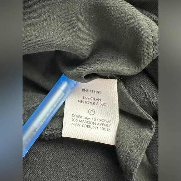 Derek Lam 10 Women's Size 10/30.5 Waist/L US Crosby Crop Flare Trouser in Black - Picture 7 of 11